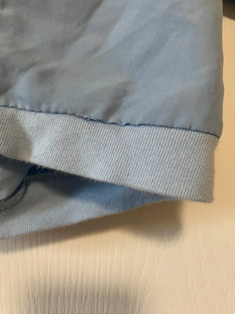 Vintage Harley-Davidson Baby Boy Light Blue Hooded Lightweight Jacket 6/9M